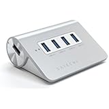 Satechi 4 Port USB 3.0 Premium Aluminum Hub (White Trim) v2.0
