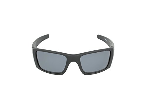 Oakley Men's FuelCell Polarized Sunglasses, Matte Black Frame/Grey Polarized Lens