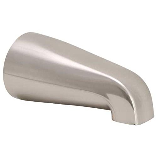 PROPLUS 102028 Bathtub Spout Without Diverter, 1/2" Fip, Brushed Nickel