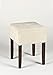Hillsdale Furniture Bellamy Backless Vanity Stool, Beige