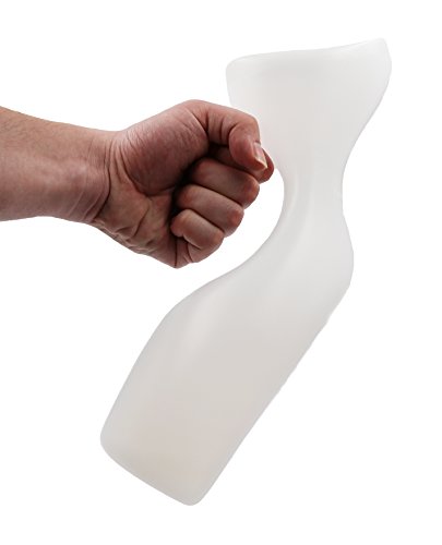 Healthstar Contoured Female Urinal, Easy Clean Urination Device for Women (2 Pack)
