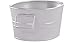 Behrens Manufacturing 0000-OV Oval Steel Tub, 1 gal, Classic zinc Finish