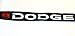 Dodge Lanyard Red Logo White Imprint 1 inch x 22 inch Key Chain ID Badge Card Holder Hanger