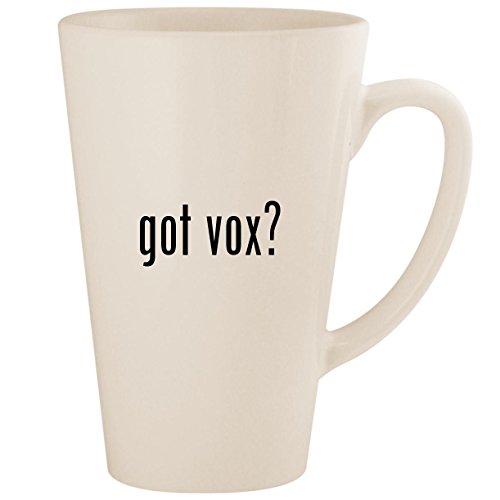 got vox? - White 17oz Ceramic Latte Mug Cup