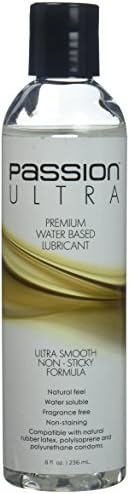 Passion Lubricants Passion Ultra Premium Water Based Lube, 8 Ounce