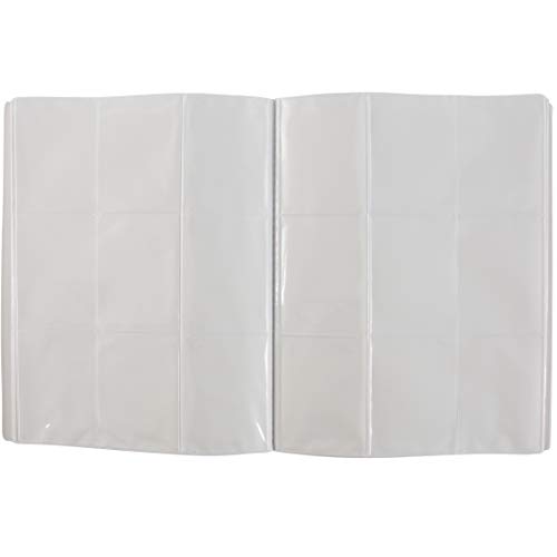 Monster Binder - 9 Pocket Trading Card Album -Marble White w White Pages - Holds 360 Yugioh, Magic, and Pokemon Cards - Thumbnail 5