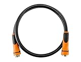 Giraffe Garden Hose Hybrid 5/8 in.x5FT Extension Water Hose, SwivelGrip/Heavy Duty/Lightweight/Flexible Lead-Hose