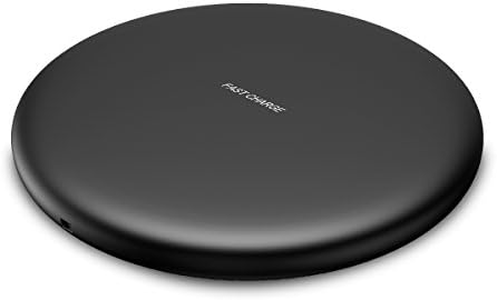 Wireless Charger,Himino Fast Wireless Charging Pad for iPhone X, iPhone 8/8 Plus, Samsung Galaxy S9/S9 Plus/S8/Note 8/5/S7 and All Qi enabled Phones(No AC Adapter)