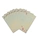 ZZIYEETTM 215pcs Vintage Retro Design Writing Stationery Paper Pad Letter Set 60pcs Stationery Paper + 30pcs Envelopes with 60pcs Stamp stickers and 64pcs Seal Stickers