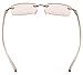 Eyekepper UV Protection,Anti Glare/Blue Rays,Scratch Resistant Lens Rimless Computer Readers Reading Glasses +2.0
