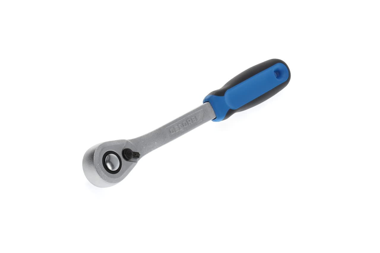 GEDORE Reversible ratchet, for 1/2", 12.5 mm drive, Offset handle, 6° reverse angle, 2C grip, 1993 U-20 G