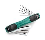 SATA 8-Piece Metric Folding Hex Key Set with Alloy