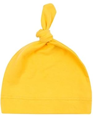 EkarLam® Baby Hat Unisex Baby 100% Cotton Adjustable Knot Hat Toddler Infant Soft Knit