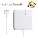 Mac Book Air Charger, 45w T-Type Magsafe2 Replacement Power Adapter for MacBook Air 11-inch & 13 inch (for Mac Book Air Released After Mid 2012)