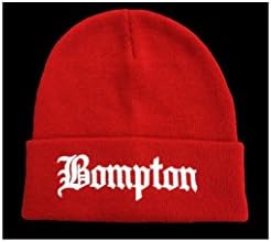 KOOPA SHOP All Season RED Beanie HATBOMPTON White Letters