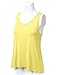 DRESSIS Women's Casual Scoop Neck Flowy Hi Low Tank Top S-3XL (15 Colors)