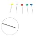 Slaxry Flower Head Pins Multicolor Patchwork Pins with Box DIY Quilting Tool Sewing Accessories, 100 Per Pack