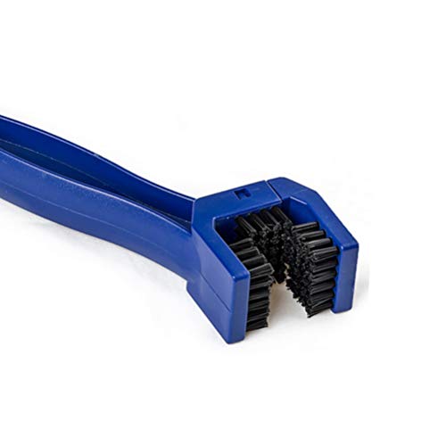 AUTDER Motorcycle Bicycle Cycling Chain Brush Mountain Bike Maintain Cleaning Tool Pack of 1 (Red)