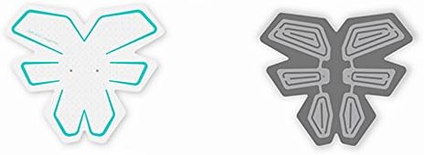 Diamond Shape ABS Fit Electrodes Gel Sheet for UMEHEAL Body Fit Sixpad EMS Training Gear Acupuncture and Pain Relief Massager (White)
