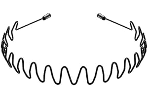 Men Fashion Metal Wavy Headband Reusable Hair Band Hoop Party Hairpins Headwear Hair Accessories 4 Practical treatment
