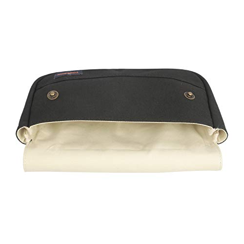 TOURBON Vintage Canvas Bike Panniers Bicycle Handlebar Bag (Black) - Thumbnail 2