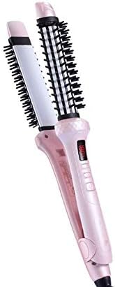 MYXMY Fashion personality electric hair curlers short hair splint straightening straight volume dual-use does not hurt hair buckle large volume student dormitory portable curly hair artifact
