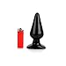 Beginner Anal Trainer Set by Healthy Vibes (3 Pack, Black) - Butt Plug Sex Toy Kit for Men or Women Prepares for Anal Sex - Anal Toys with Smooth Tapered Dilator for Easy Entry - Made with Premium PVC