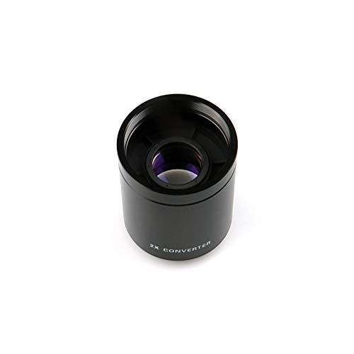 Lightdow 2X Teleconverter Magnification Lens Converter for T Mount 420-800mm 650-1300mm 500mm 800mm 900mm Mirror Telephoto Zoom Lenses