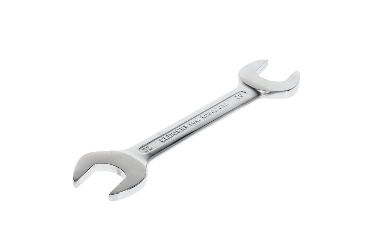 GEDORE red Double open-end spanner, SW 30+32 mm, Metric, Short, Spanner, Open-end spanner, 259 mm long, R05123032