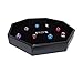 Heavy Duty 11.5 Inch Dice Tray - Heavy Duty Leatherette with Black Velvet Rolling Surface