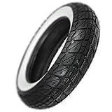 Shinko SR723 White Wall Front Tire - 120/70-10/Black