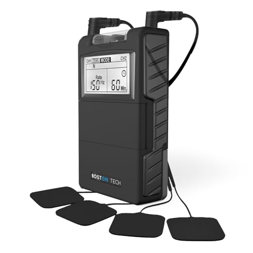 ® Electroestimulador Muscular ME89 Pro | TENS EMS 7 Modos de Uso Personalizable | Alivio del Dolor + Estimulación Muscular | 4 Electrodos Batería de 9V Modos Ráfaga y Rampa Maletín Premium