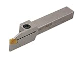 Accusize Industrial Tools 3/8'' by 1/2'' Heavy Duty Indexable Grooving/Parting Holder with a Gtn-2 Tin Coated Carbide Insert, 2415-5022