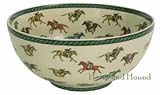 Horse & Jockey Centerpiece Bowl