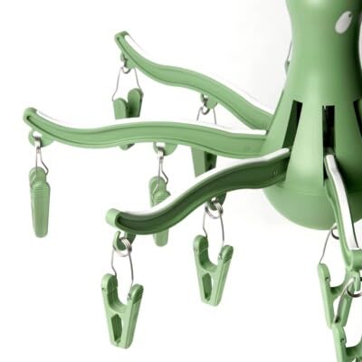 PRESSA IKEA Hanging dryer 16 clothes pegs, Green