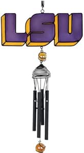 Amazon.com : Carson Home Accents LSU Collegiate Wireworks Chimes, 29-1/