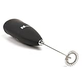 Handheld Electric Milk Frother, Stainless Steel Electric Drink Mixer Whisk, Battery Powered Electric Foam Maker For Coffee,Latte, Matcha, Coffee Maker (black)