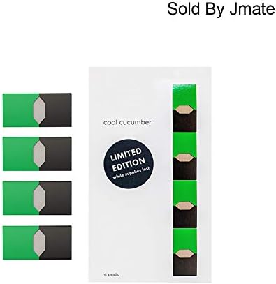 Multiple Choice 4 Pcs A Pack Compatible Pods For J-U-U-L (cool cucumber)