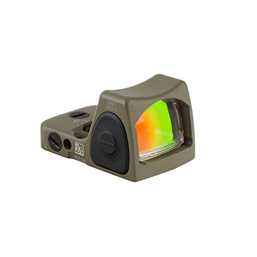 Trijicon RM07-C-700237 RMR 6.5 MOA Adjustable LED Red Dot Sight, Flat Dark Earth