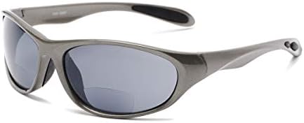 Readers.com Reading Sunglasses: The Zeek Bifocal Reading Sunglasses Plastic Sport & Wrap-Around Style for Men and Women
