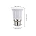 AWE-LIGHT B22 to E27 E26 Light Socket Adapter Converter Base for LED Light Bulb Lamp, 6-Pack