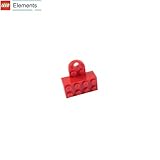 Lego Parts: Magnet, Brick 2 x 4 (Red)
