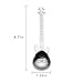 Guitar Coffee Spoons 6-Park Creative Cute Spoons 18/10 Stainless Steel Teaspoons Guitar Shaped by IRONX(silver)