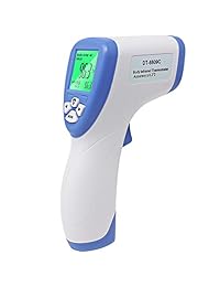 Termómetro digital infrarrojo, para bebés y adultos. Pirómetro láser, infrarrojo, sin contacto. Medidor de temperatura con pantalla LCD retroiluminada.