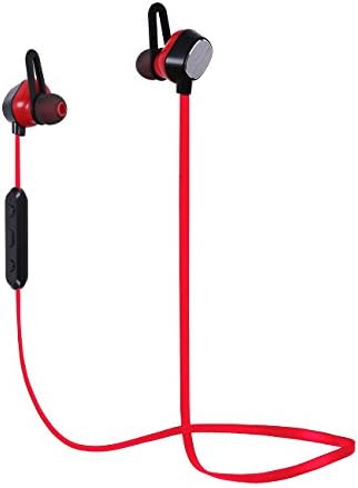 JV-Jave Bluetooth Headphones Sports Wireless Earphones Sweatproof Magnetic attraction Earbuds for Running Workout Gym Noise Isolation with Mic (Secure-Fit, Super Comfortable &amp; Lightweight)