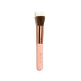 Luxie Beauty Rose Gold Small Duo Fiber Brush 524T