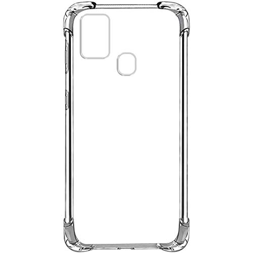 Amazon Brand - Solimo Mobile Cover (Soft & Flexible Shockproof Back Case with Cushioned Edges) for Samsung Galaxy M31 (T