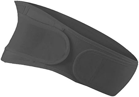 Maternity Belt, By PipeTecPro, Abdominal Breathable Binder Back Support,One Size (Black) With 5 Bra Extenders