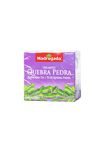 MADRUGADA "Quebra-Pedra" Kräutertee in Beuteln aus Brasilien, Box 10g mit 10 Einheiten - Chá de Quebra-Pedra, 10g