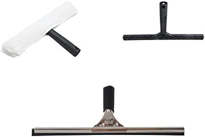 Pertique Mighty Window Washer And Windows Squeegee ,Window Cleaning Kit ,14 inch Squeegee for Wiping Bathroom Shower Door,Window,Floor,Car Glass,Tiles, Mirror